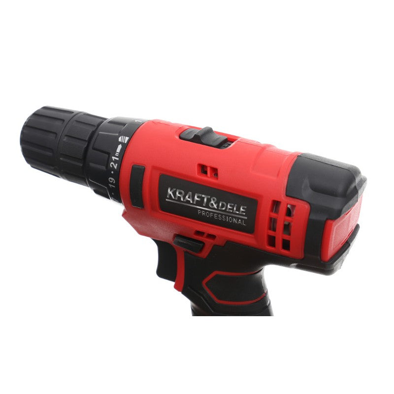 Bormasina pe acumulator Kraft&Dele KD1566, 1350RPM, 18V, mandrina 10mm