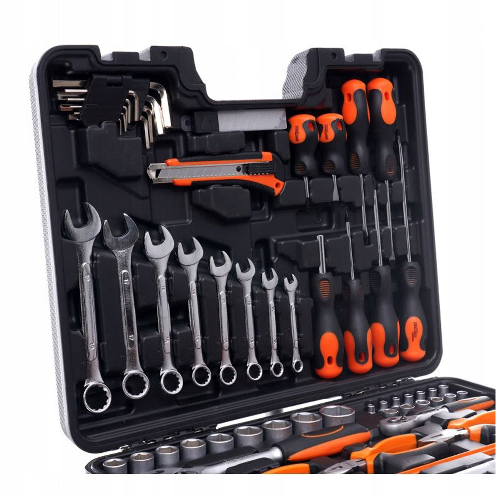 Trusa scule Kraft&Dele KD10466, 89 bucati, valiza de transport inclusa