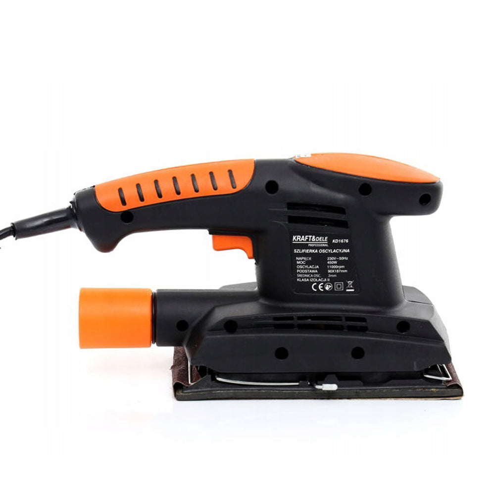 Slefuitor orbital Kraft&Dele KD1676, 450W, 11000RPM, 90x187mm
