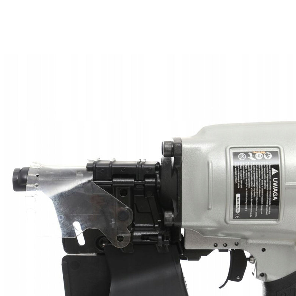 Pistol cuie pneumatic Kraft&Dele KD1431, diametru 2.5-3.3mm, cu tambur / rola