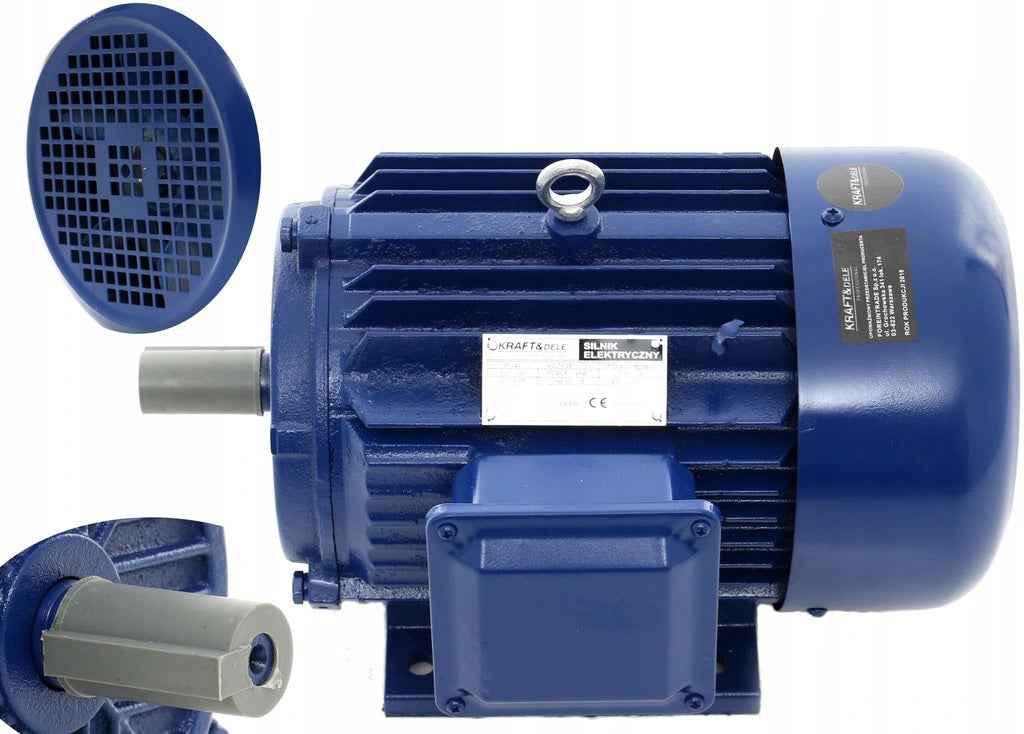 Motor electric trifazat Kraft&Dele KD1816, 3KW, 2840RPM, carcasa fonta