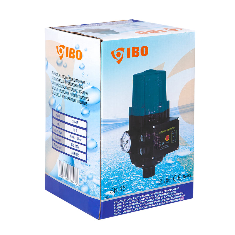 Presostat electronic IBO Dambat SK-15, 1.3 Kw, 1 tol, 10 bar