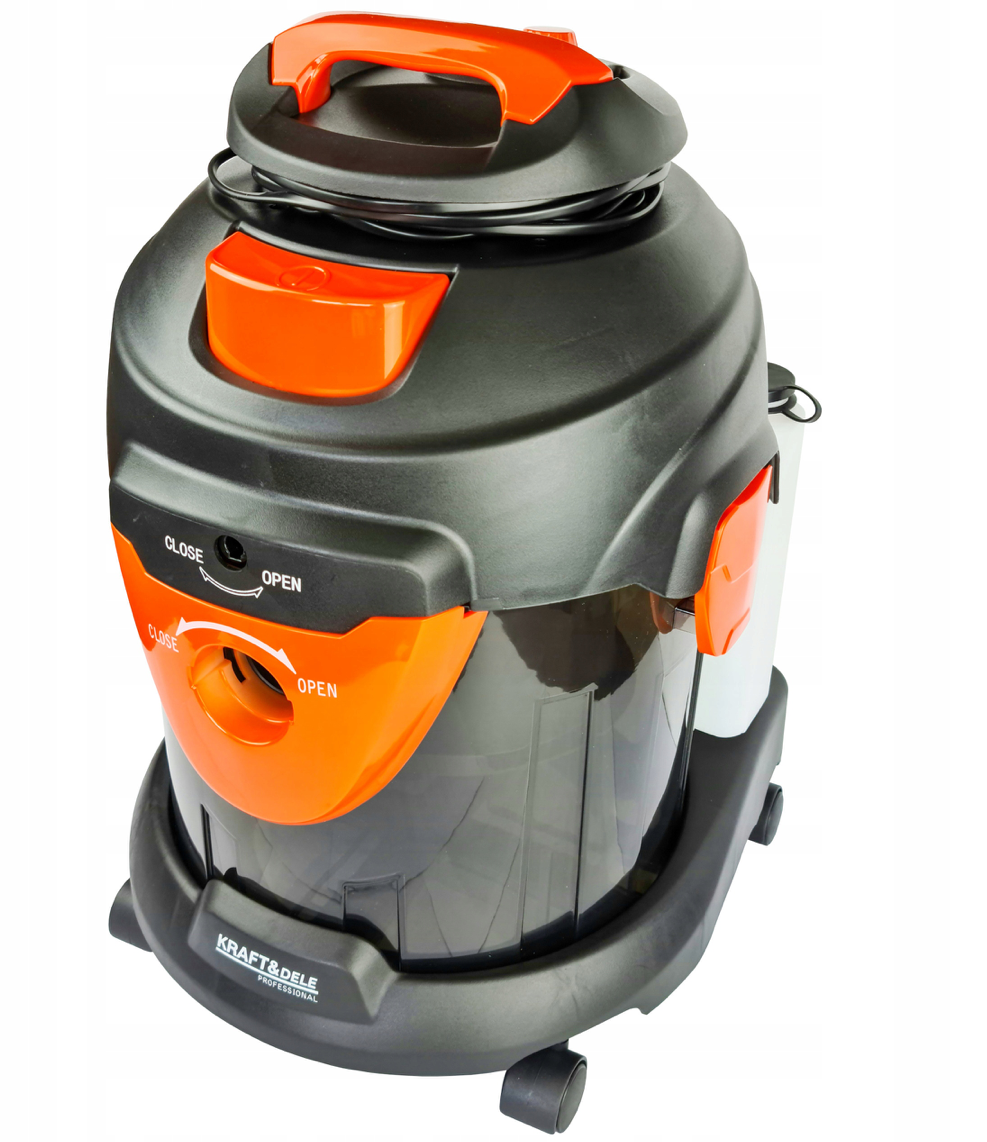 Aspirator cu spalare Kraft&Dele KD482, 1400W, 20L, Accesorii incluse