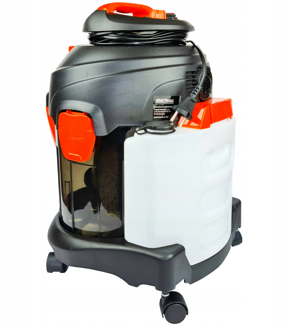 Aspirator cu spalare Kraft&Dele KD482, 1400W, 20L, Accesorii incluse
