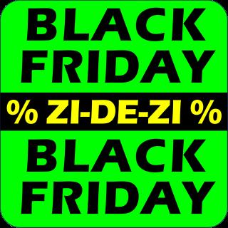 BLACK-FRIDAY Zi-de-Zi