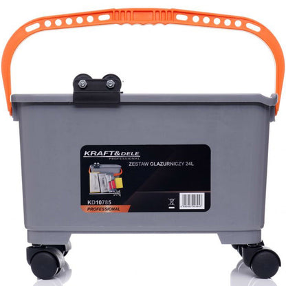 Set galeata pentru zugravire cu accesorii, Kraft&Dele KD10785, 24l
