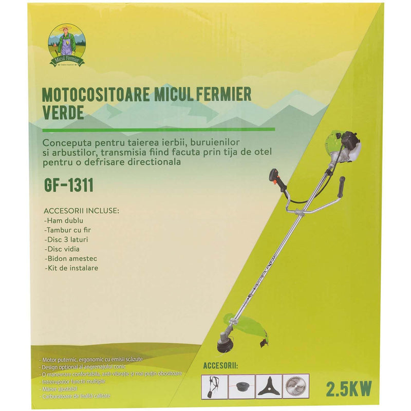 *PROMO* Motocoasa Micul Fermier GF-1311, 3.4CP + Prasitoare + Cultivator