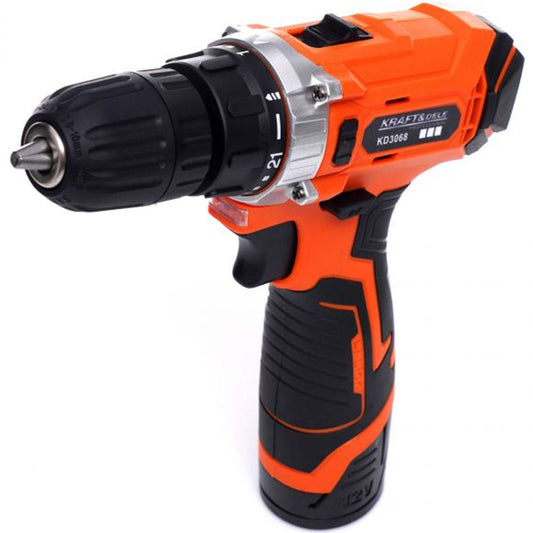 *BLACK-FRIDAY* Surubelnita electrica cu 2 acumulatori KRAFTSON % Import Polonia % 3068, 12V, accesorii incluse