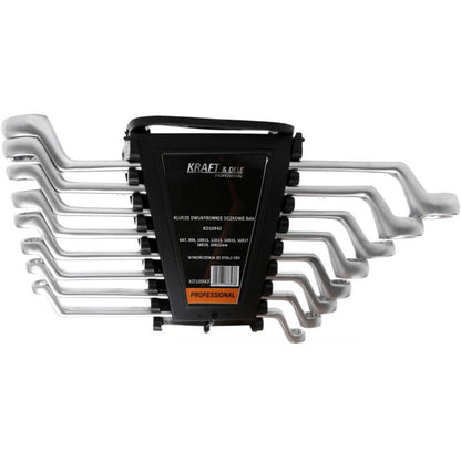 Set chei inelare cu cot, 8 piese, Kraft&Dele KD10943, 6-22MM