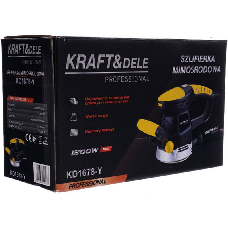 *OFERTELE-IEPURASULUI* Slefuitor excentric Kraft&Dele KD1678-Y, 1200W, 125mm, 14000RPM