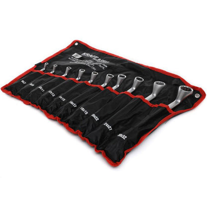 Set chei inelare cu cot, 10 piese, Kraft&Dele KD10941, 6-32MM