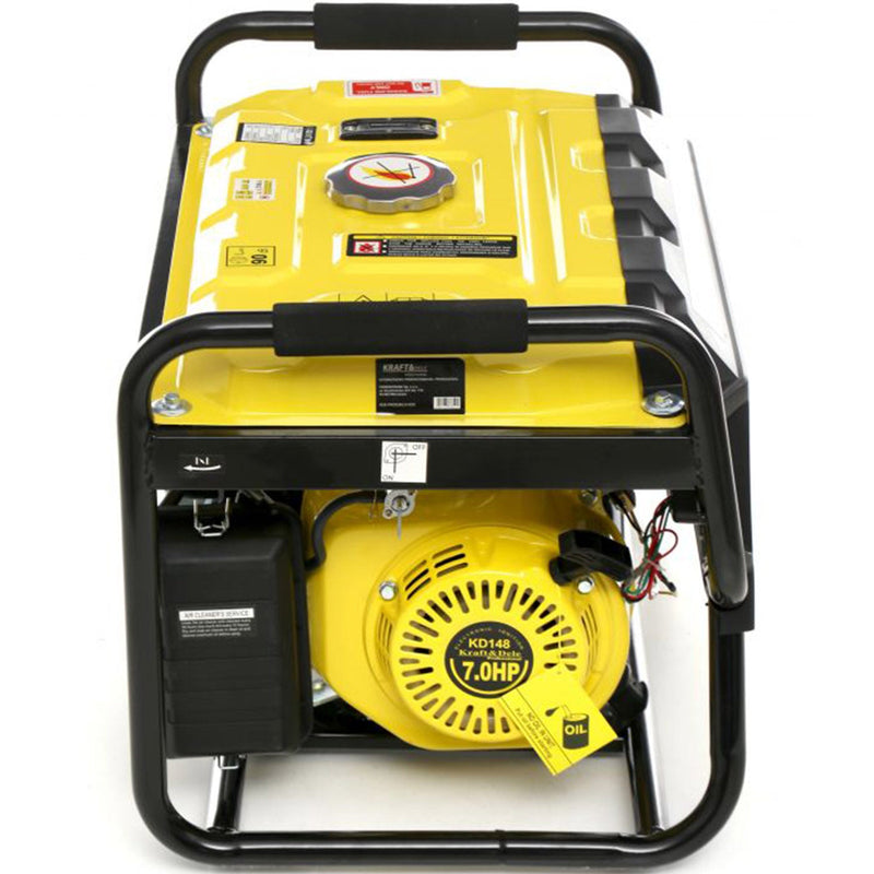 Generator curent Kraft&Dele KD149, 230V, 7CP, 4 timpi, stabilizator tensiune (AVR) ( PRODUS RESIGILAT )