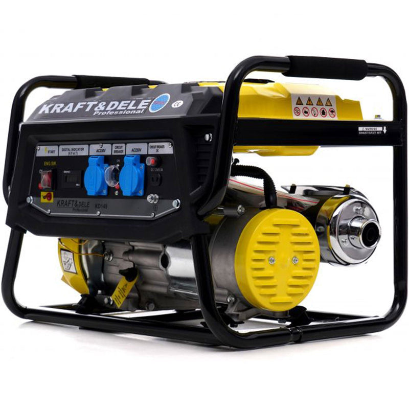 Generator curent Kraft&Dele KD149, 230V, 7CP, 4 timpi, stabilizator tensiune (AVR) ( PRODUS RESIGILAT )