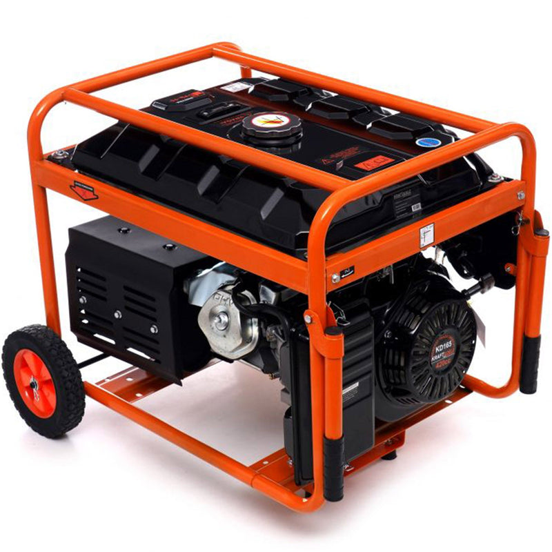 *OFERTELE-IEPURASULUI* Generator curent Kraft&Dele KD165, 220V/380V, 15CP, stabilizator tensiune (AVR), roti transport si pornire la cheie