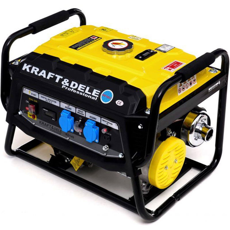 Generator curent Kraft&Dele KD149, 230V, 7CP, 4 timpi, stabilizator tensiune (AVR) ( PRODUS RESIGILAT )