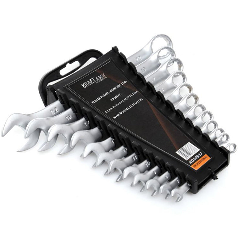 *OFERTELE-IEPURASULUI* Set de chei combinate, 12 piese, Kraft&Dele KD10937, 6-22MM