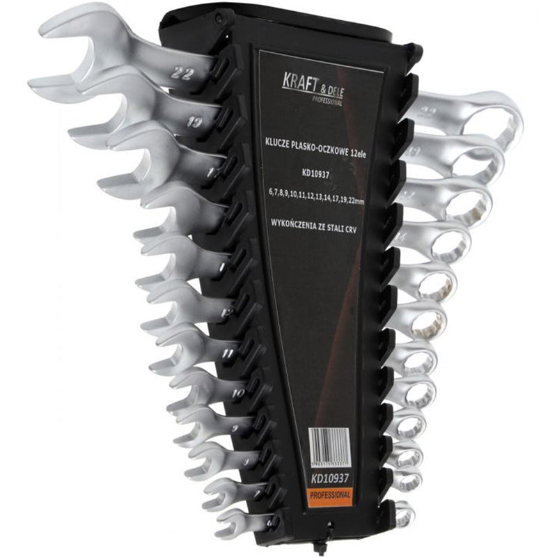 *OFERTELE-IEPURASULUI* Set de chei combinate, 12 piese, Kraft&Dele KD10937, 6-22MM