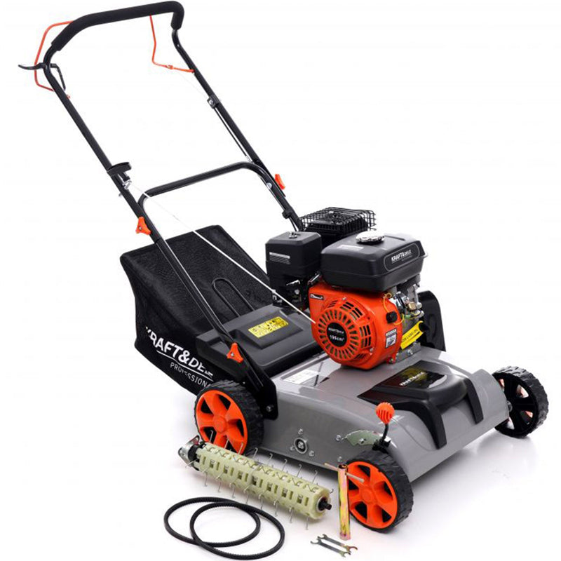 *OFERTELE-IEPURASULUI* Scarificator si aerator pe benzina Kraft&Dele KD5191 5.2CP, 3.8KW, latime de lucru 38cm