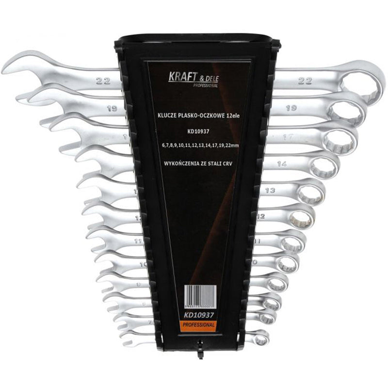 *OFERTELE-IEPURASULUI* Set de chei combinate, 12 piese, Kraft&Dele KD10937, 6-22MM