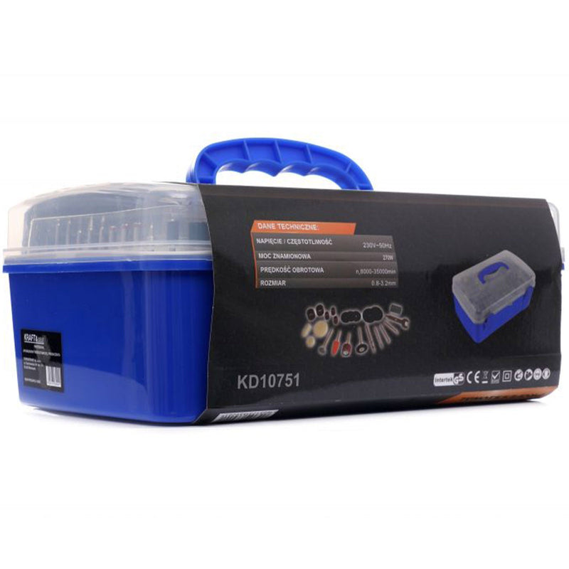 *OFERTELE-IEPURASULUI* Masina de gravat Kraft&Dele KD10751, 218 accesorii, 270W, 32500RPM