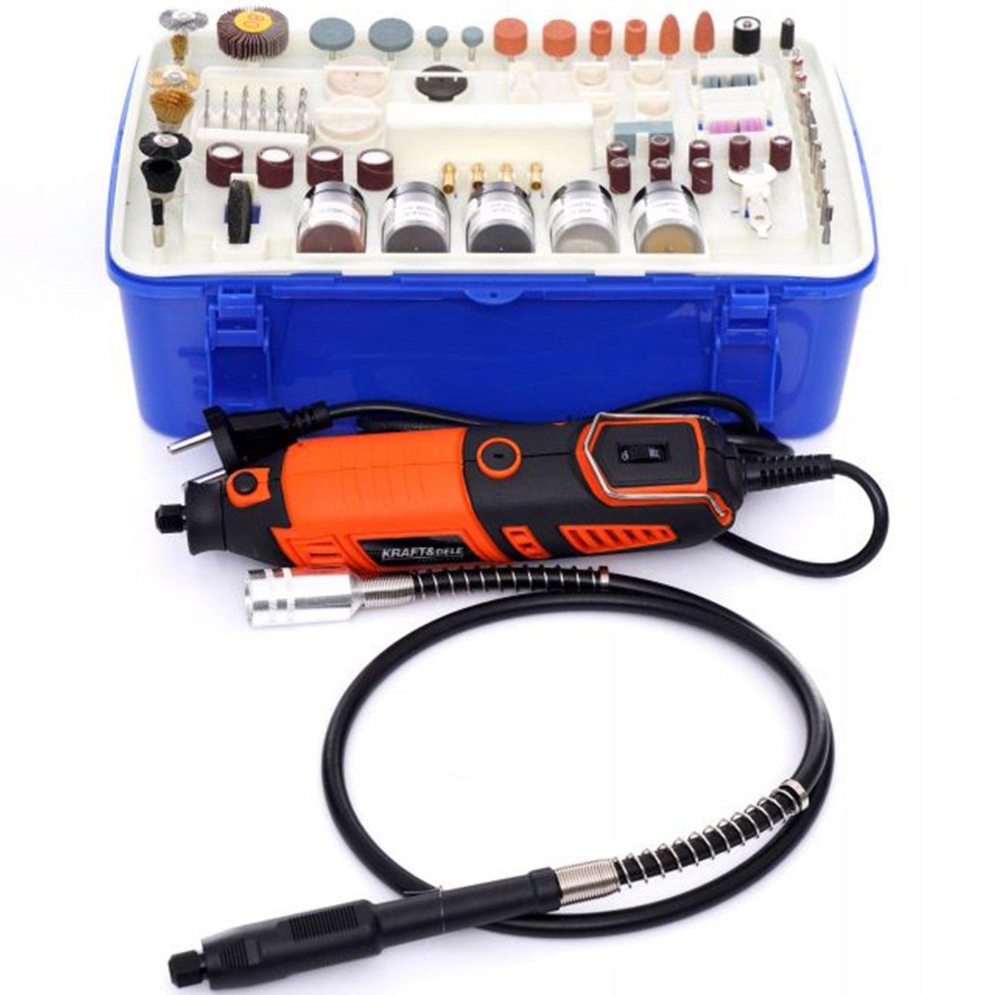 Masina de gravat Kraft&Dele KD10751, 218 accesorii, 270W, 32500RPM