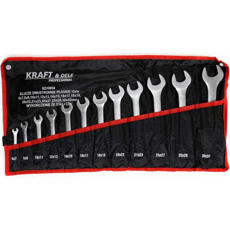 *OFERTELE-IEPURASULUI* Set chei fixe, 12 piese, Kraft&Dele KD10934, 6-32MM