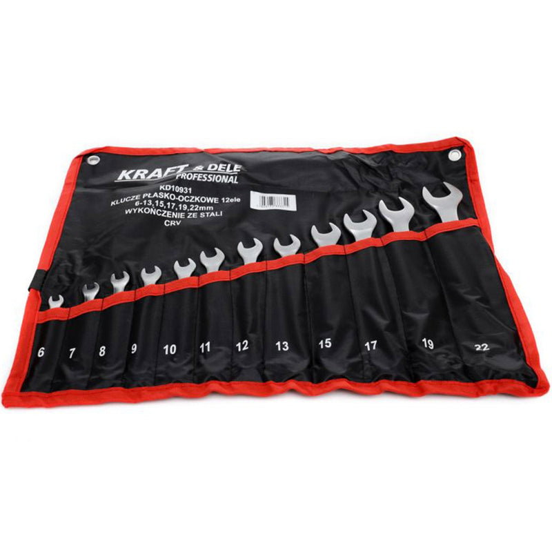 *OFERTELE-IEPURASULUI* Set de chei combinate, 12 piese, Kraft&Dele KD10931, 6-22MM