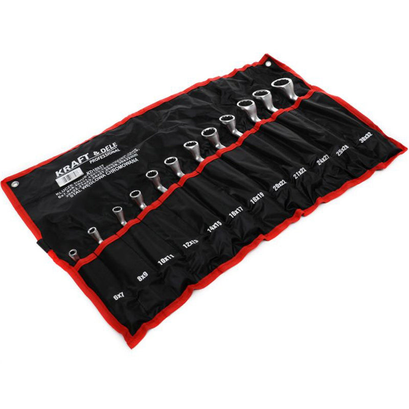 *OFERTELE-IEPURASULUI* Set chei inelare cu cot, 12 piese, Kraft&Dele KD10927, 6-32MM