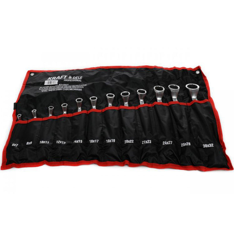 *OFERTELE-IEPURASULUI* Set chei inelare cu cot, 12 piese, Kraft&Dele KD10927, 6-32MM