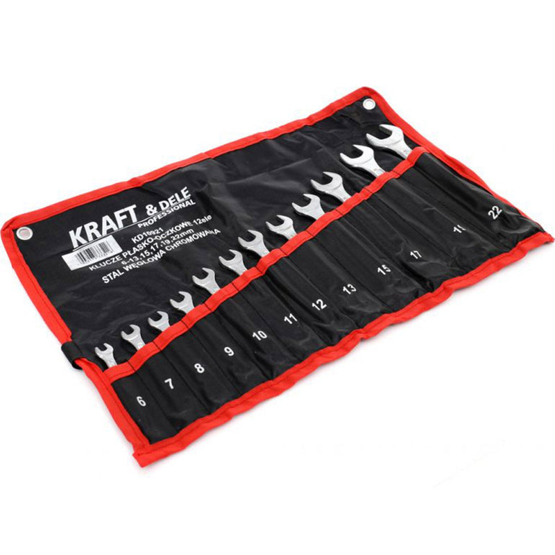 *OFERTELE-IEPURASULUI* Set de chei combinate, 12 piese, Kraft&Dele KD10921, 6-22MM
