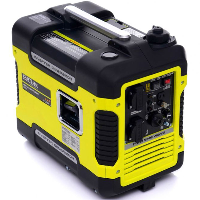 Generator curent silentios KRAFTSON % Import Polonia %  133, 230V, 3CP, stabilizator tensiune (AVR)