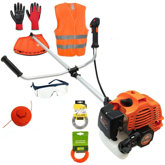 *BLACK-FRIDAY* Set Motocoasa ALPIN PROFI® Porto 4680, 6CP, 11000Rpm, Sistem Taiere, Extra Accesorii