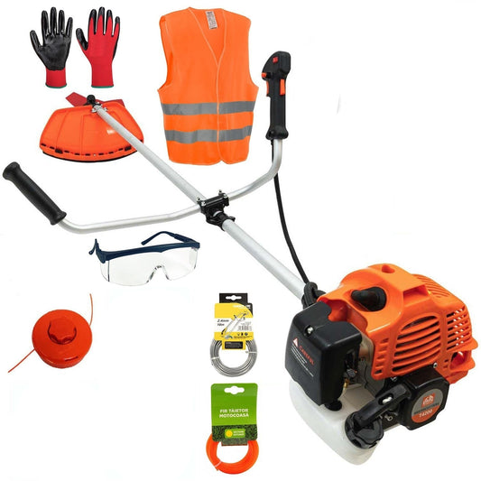 *SUMMER-BuZZ* Motocoasa ALPIN PROFI® T4680, 6CP, 11000RPM + Sistem Taiere, +11 Extra accesorii