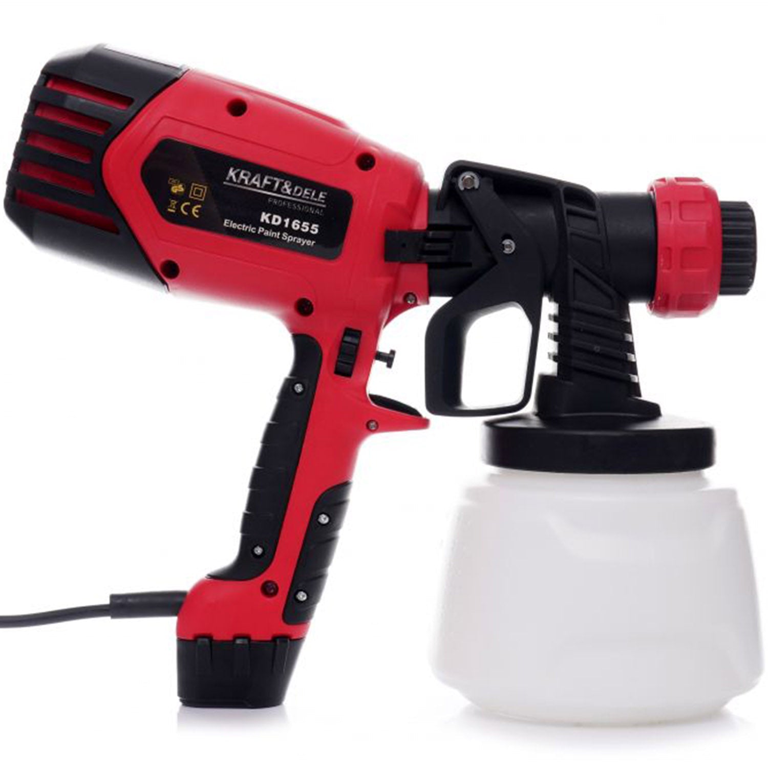 Pistol de vopsit Kraft&Dele KD1655, electric 450W, Փ 4 mm, 1000ml