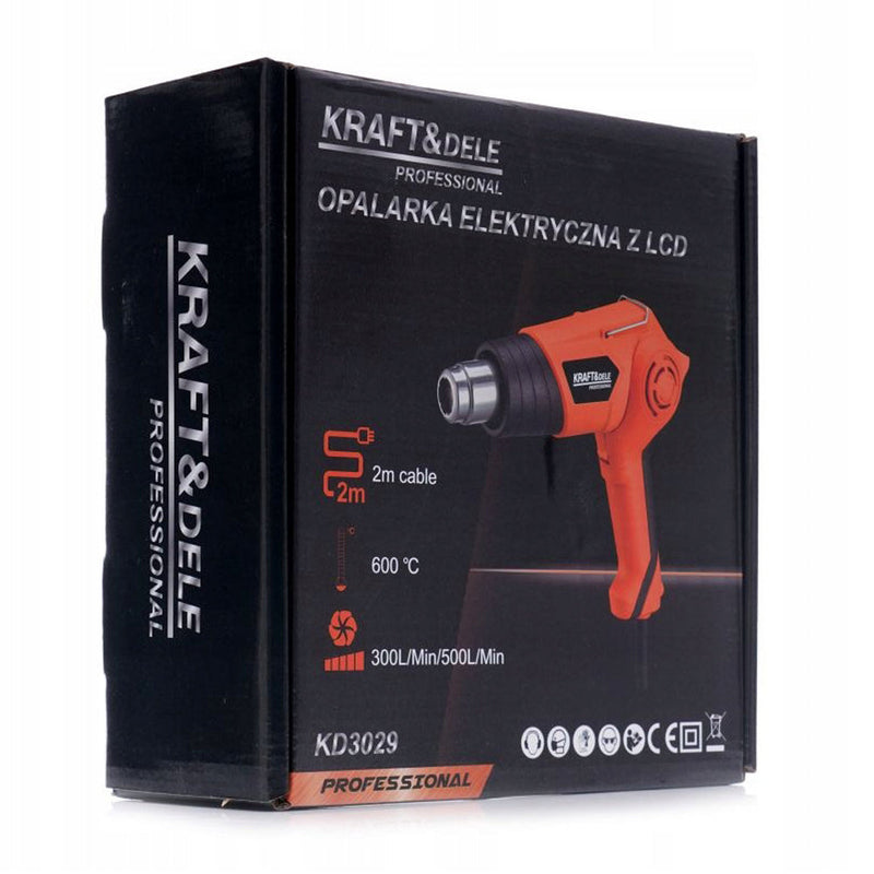 *OFERTELE-IEPURASULUI* Suflanta aer cald Kraft&Dele KD3029, 2000W, 2 trepte, 630ᵒC