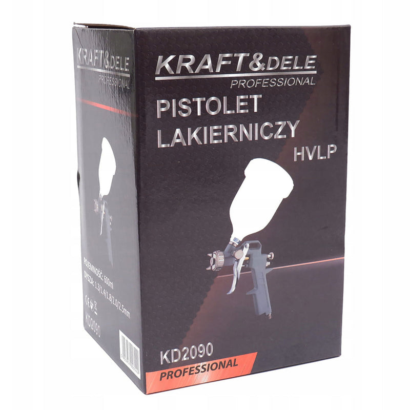 *OFERTELE-IEPURASULUI* Pistol de vopsit pneumatic KRAFTSON % Import Polonia %  2090, Փ 1.5mm, 600ml