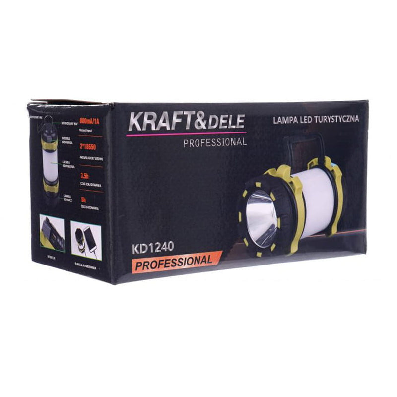 *OFERTELE-IEPURASULUI* Lanterna Kraft&Dele KD1240, 3000mAh, reincarcare prin USB