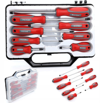 Set 8 buc surubelnite plate si transversale Kraft&Dele KD10252, 8 buc
