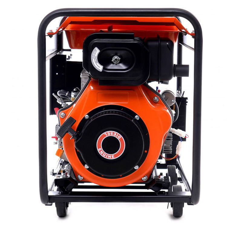 *OFERTELE-IEPURASULUI* Generator curent diesel Kraft&Dele KD167, 230V, stabilizator tensiune (AVR), roti transport si pornire la cheie