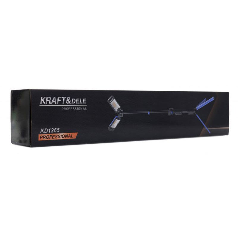 *OFERTELE-IEPURASULUI* Lampa multifunctionala reincarcabila Kraft&Dele KD1265, 2 proiectoare LED, 4000Lm, acumulator 4000mAh, 6 moduri, 2 culori, cu trepied , pentru ateliere, camping, constructii etc