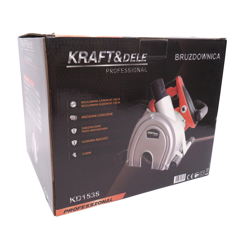 *OFERTELE-IEPURASULUI* Masina taiat caneluri in zidarie Kraft&Dele KD1538, 3100W, 4500RPM, 150mm
