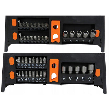 *OFERTE-DE-VARA* Set 39 surubelnite si biti Kraft&Dele KD10900, cu dispozitiv Magnetizare