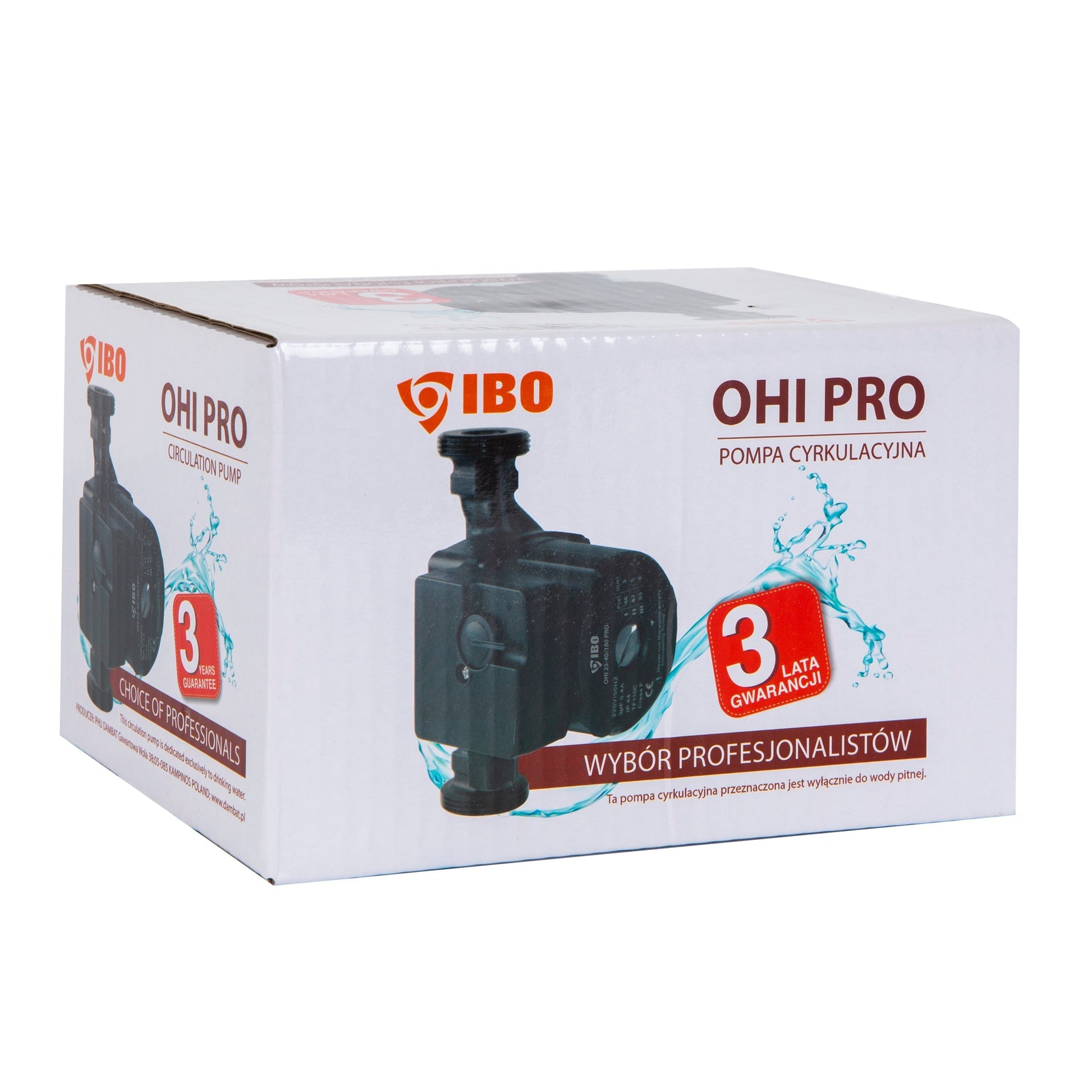 Pompa recirculare centrala IBO Dambat OHI PRO 15-60/130, 55l/min, 93W
