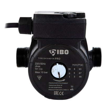 Pompa recirculare centrala IBO Dambat OHI PRO 15-60/130, 55l/min, 93W