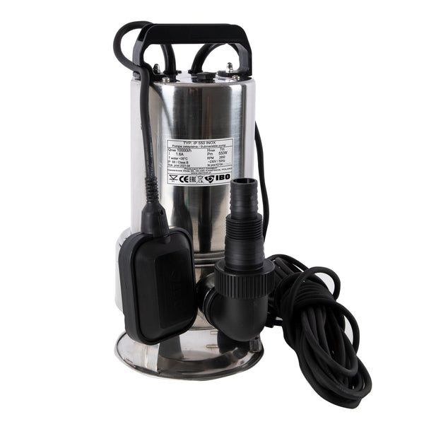 Pompa apa murdara POMPINA-Poland IP 550 INOX, 550W, 165 l/min, submersibila