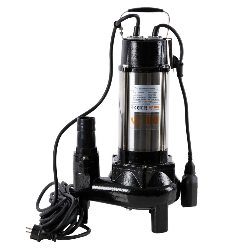 Pompa apa murdara POMPINA-Poland WQ 1500 PROFESSIONAL, 1500W, 700 l/min, submersibila