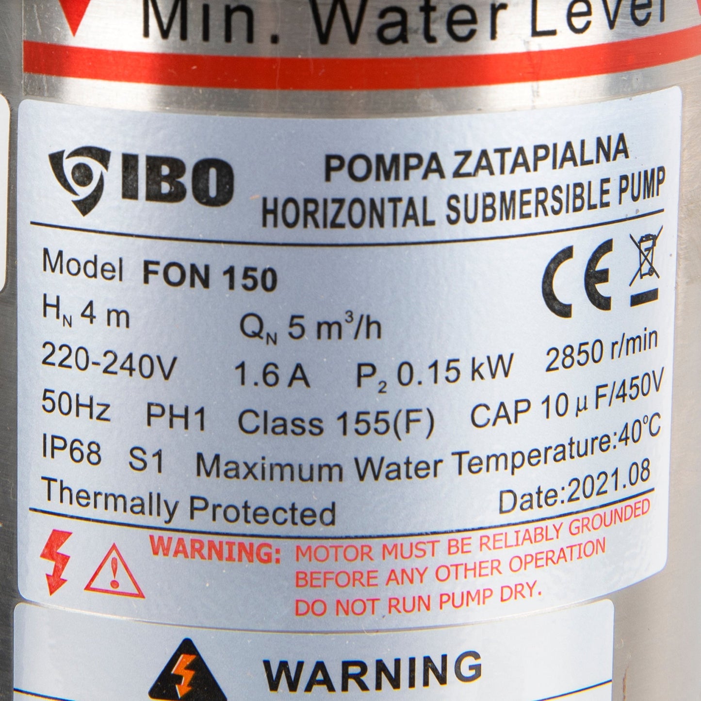 Pompa piscina POMPINA-Poland FON 150, 0.15kW, 13200l/ora, refulare 5m