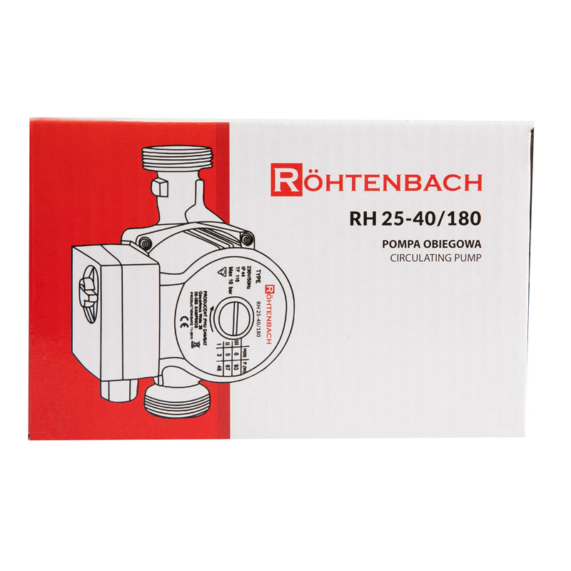 *PROMO* Pompa recirculare centrala Rohtenbach RH 25-40/180, putere 72W