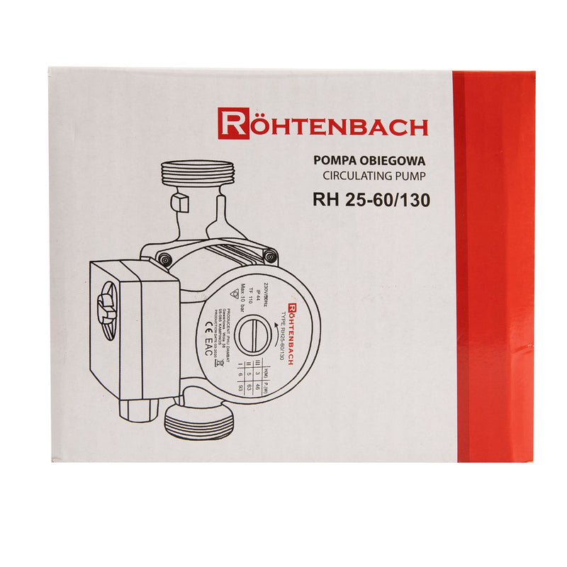 *BLACK FRIDAY* Pompa recirculare centrala Rohtenbach RH 25-60/130, putere 93W