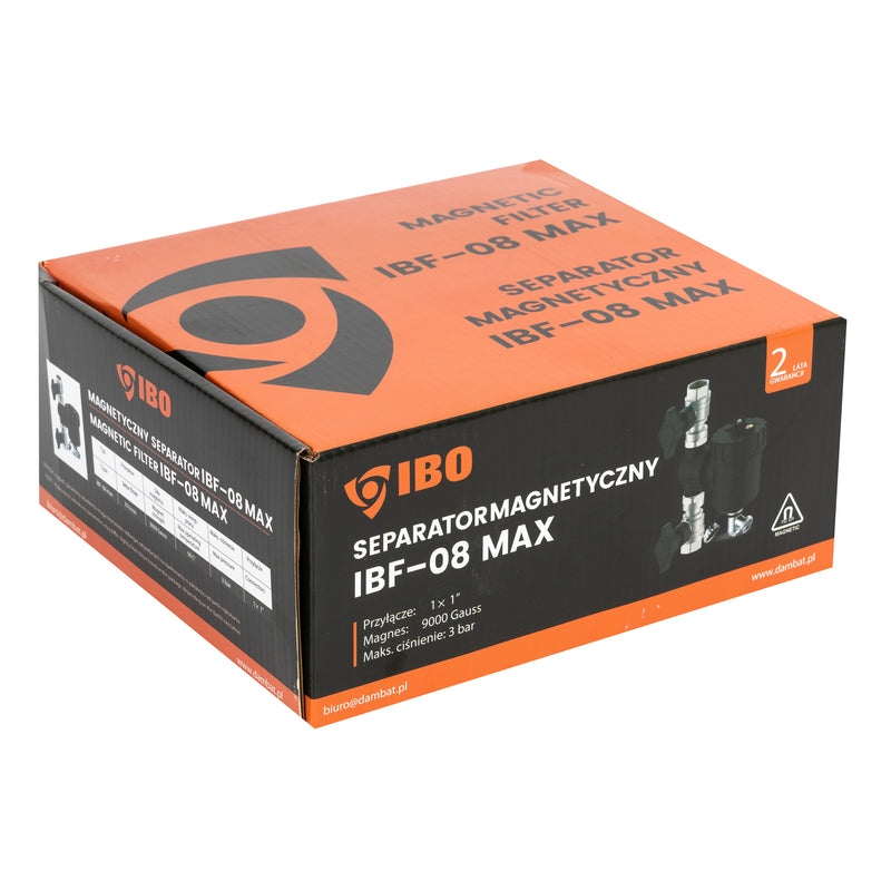 Filtru antimagnetita IBO Dambat IBF-08 MAX, 1 tol, 3 bar, pentru centrala